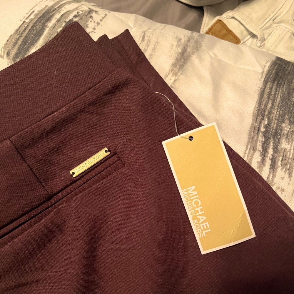 Michael Kors Brown Dress Pants. Size L. NWT